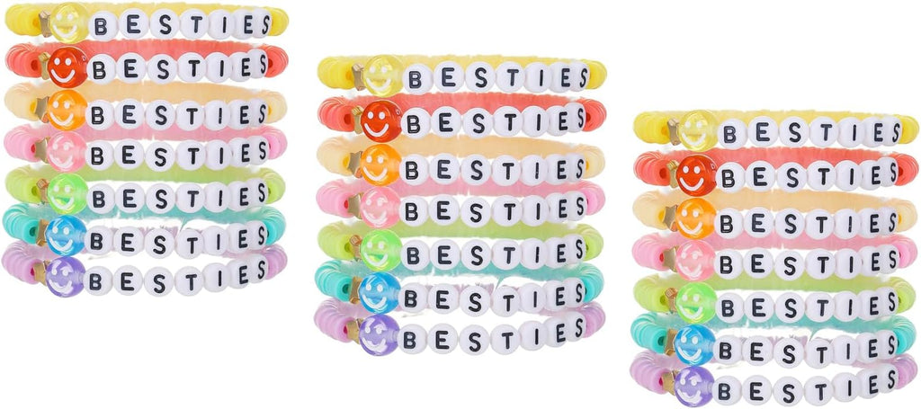 Friendship Bracelets Boho Stackable Bracelets for Women Surfer Heishi Clay Bead Bracelets Stretch Preppy Bracelets Colorful Boho Bracelets for Women