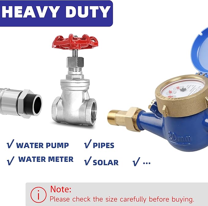 1" NPT Gate Valve, Heavy Duty, Stainless Steel, Female Thread, DN25 | Manual - Image 2