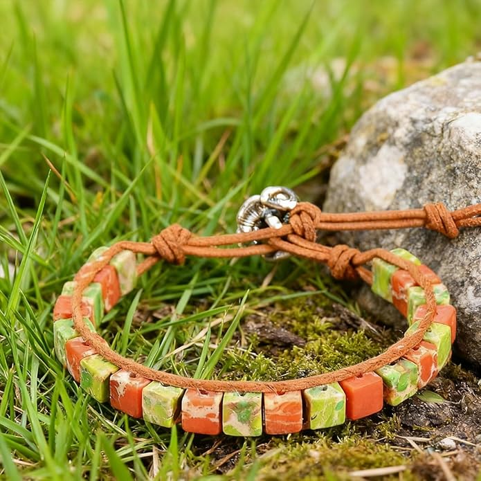 ZOSOJONA 7 Chakra Bracelet Bohemian Handmade Leather Wrap Healing Protection Natural Stone Yoga Beaded Bracelets Boho Friendship Jewelry