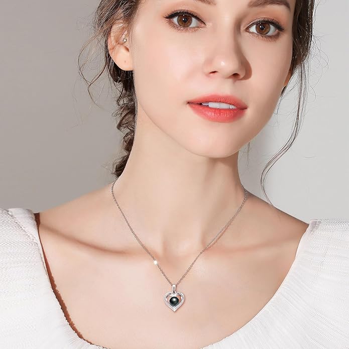 Valentine's Day Gifts for Her Women Gifts for Wife Grandma Gift Anniversary,Tahitian Black Pearl Necklace, Mothers Day Gifts for Mom, Wedding Couples Birthday Gift For Women Christmas Day Gift