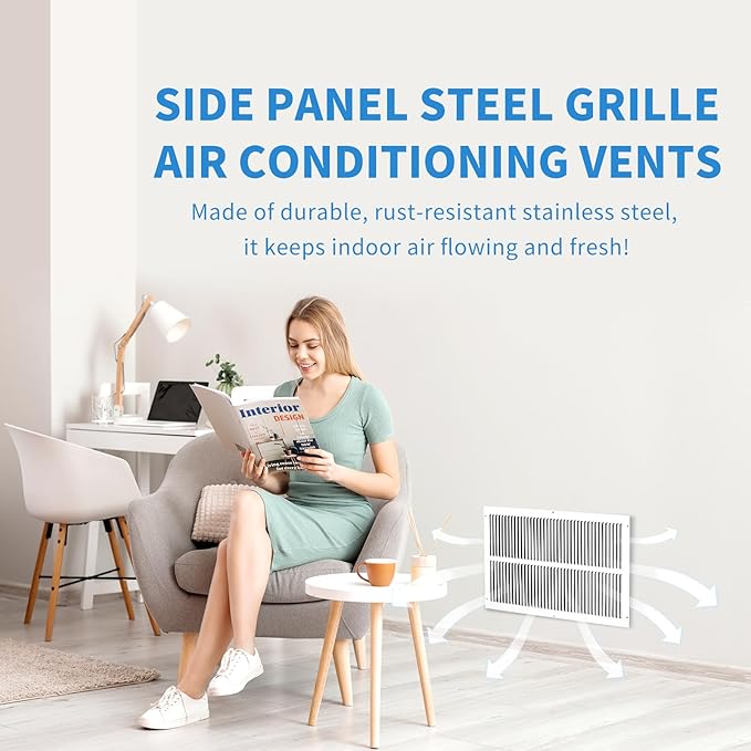 14 x 10 Vent Cover, Air Return Vent Cover, AC Vent Cover, Cold Air Return Vent - Image 4