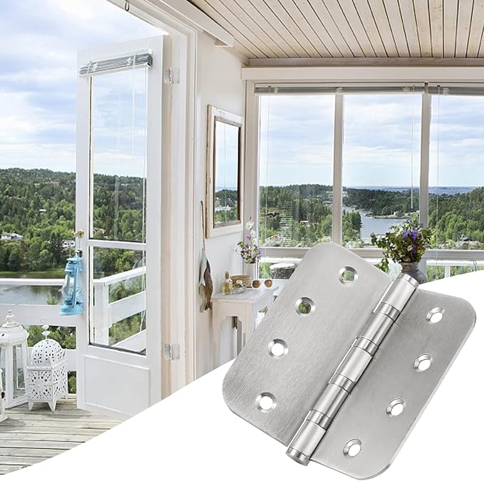 4'' Ball Bearing Door Hinges Stainless Steel Heavy Duty Hinges 4 x 4 inch - Image 6