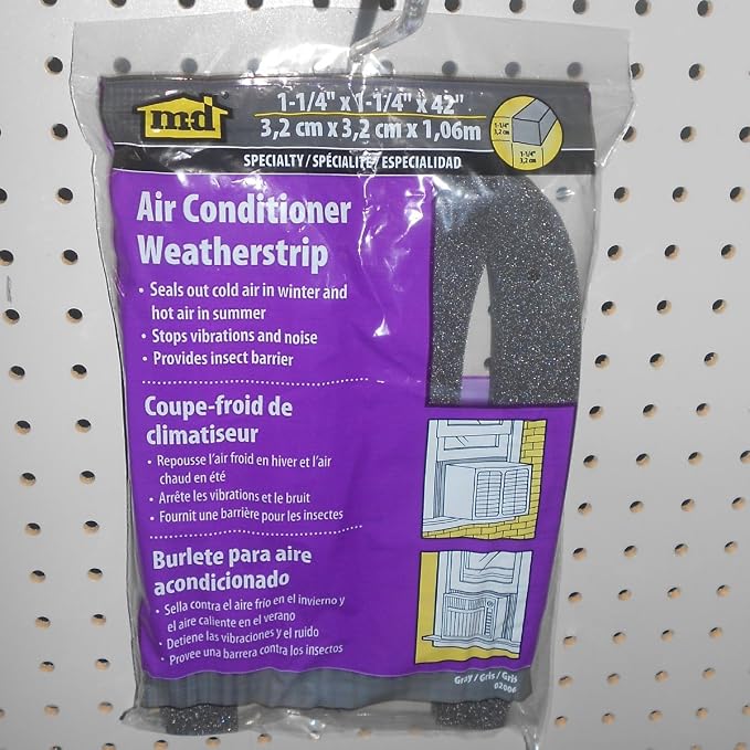 M-D Building Products 02006 1-1/4 in. X 42 in. Gray Air Conditioner Weatherseal - Image 12