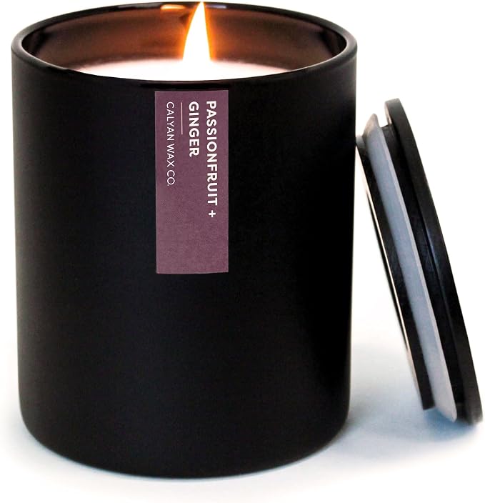 Passionfruit & Ginger Scented Candle by CalyanWaxCo