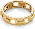 Chunky Gold Stretch Bracelet for Women Adjustable Elastic Chain Bracelet Bold Statement Bracelet Trendy Jewelry