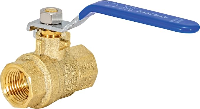 Eastman 1/2 Inch IPS Heavy Duty Full Port Ball Valve, Brass Plumbing Fitting by Eastman
