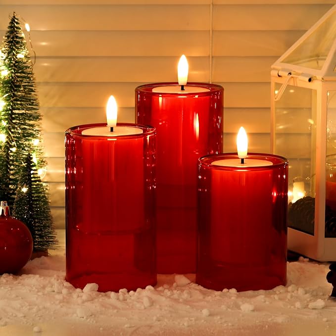 NURADA Flameless Candles with Remote Timer - Image 3