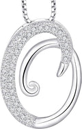 STARCHENIE Initial Necklace for Women 925 Sterling Silver Letter A-Z Pendant 26 Alphabet Jewelry