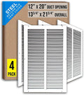 Fits 12x20 Duct Opening | Steel Return Air Grille by Handua | Vent Cover Grill by Handua