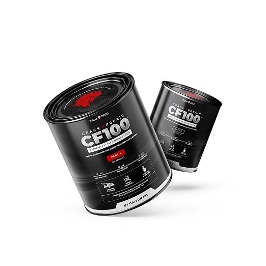Spartan Epoxies CF100-2 Part 100% Epoxy Concrete Crack Repair and Filler by SpartanEpoxies