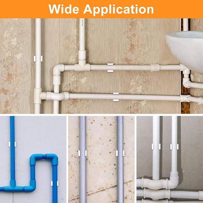 1/2 Inch PEX Clips Pipe Clamp 16 mm Pipe Hangers Pipe Holder PEX Tubing Clamps - Image 7
