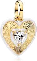 Family Mom Heart Charms 925 Sterling Silver Bead for Bracelets and Necklaces For Women Jewelry Present