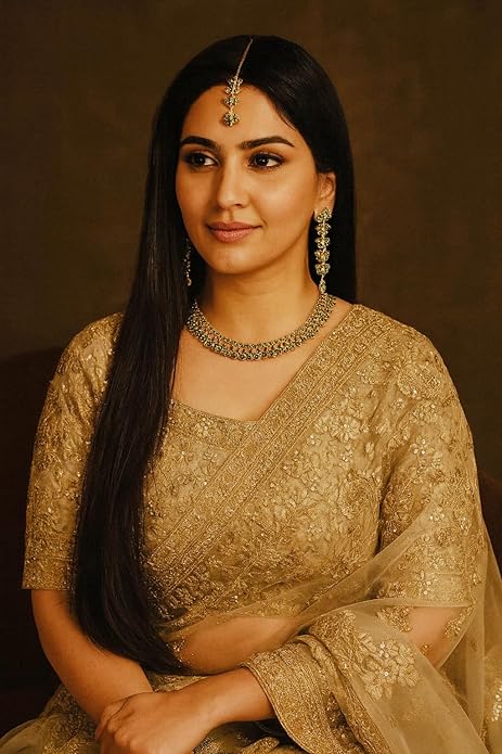 Touchstone Indian wedding jewelry set gold traditional necklaces for women statement rhinestone sets hollywood glamour style crystal stone bridal costume golden necklace