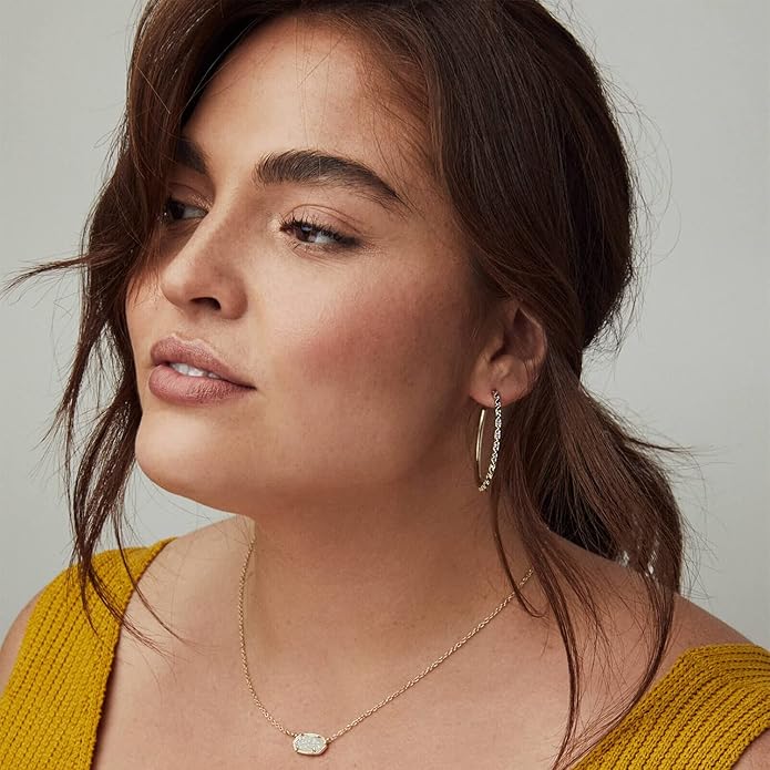 Kendra Scott Elisa Pendant Necklace for Women, Fashion Jewelry, 14k Gold-Plated