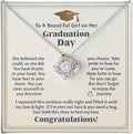 2025 Graduation Gifts for Her | Inspirational Graduation Necklace with Message Card & Gift Box | Jewelry for Women, Daughter, Girlfriend, Sister, Classmate | High School & College Grad Gift