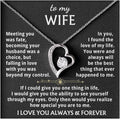 Jewelry To My Wife - The Best Thing That Ever Happened To Me, Forever Love Necklace, Gift for Her, Romantic Christmas Birthday Valentine Gift