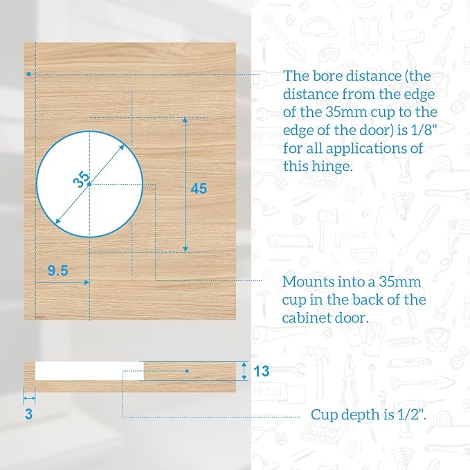 Blum Cabinet Hinge Replacement, Cabinet Door Hinges Replaces Blum 110 Degree - Image 4