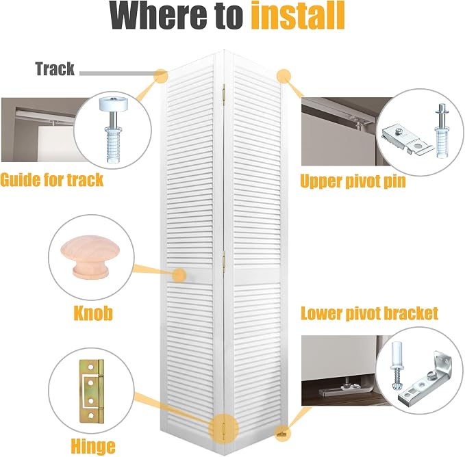 Bifold Closet Door Hardware Kit - Image 3