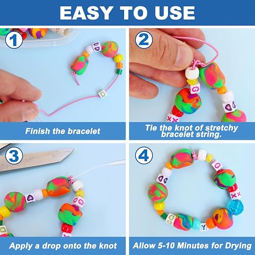 Jewelry Bracelet Glue for Elastic String Knot, Punctuation Beads, Jewelry - Image 4