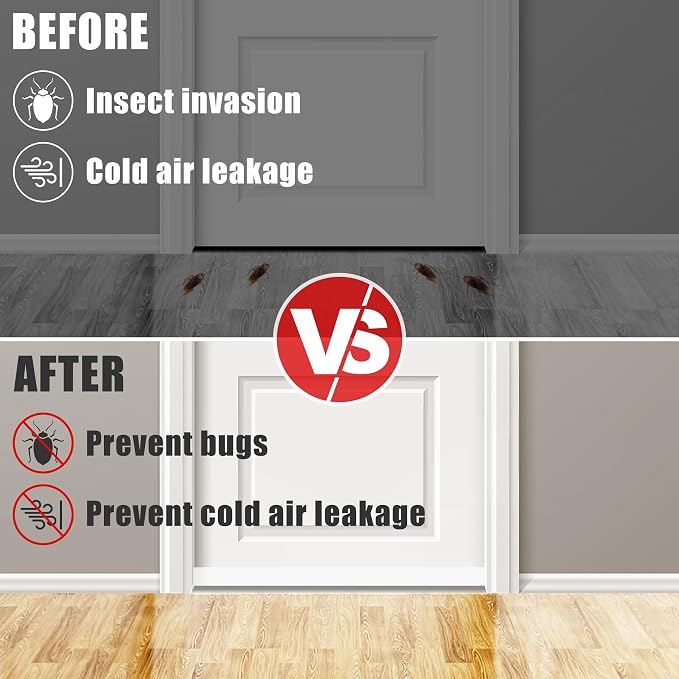 Draft Seal Tape for Doors and Windows 1 in x 10 Ft Silicone Weather Stripping - Image 7