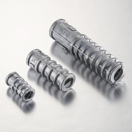 Wensilon 1/4 * 1-1/2 Lag Shield Anchor Long Zinc Alloy Bolts Concrete Anchors - Image 5