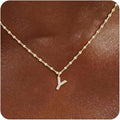 Initial Necklaces for Women,14K Gold Plated Necklaces, A-Z Letter Pendant Charm Necklace Trendy Dainty Hypoallergenic CZ Custom Personalized Name Necklace Gold Jewelry Birthday Christmas Gift for Her