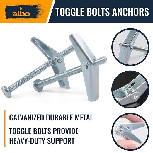 ALBO 25-Piece Heavy Duty Hollow Wall Anchors Kit - Image 4