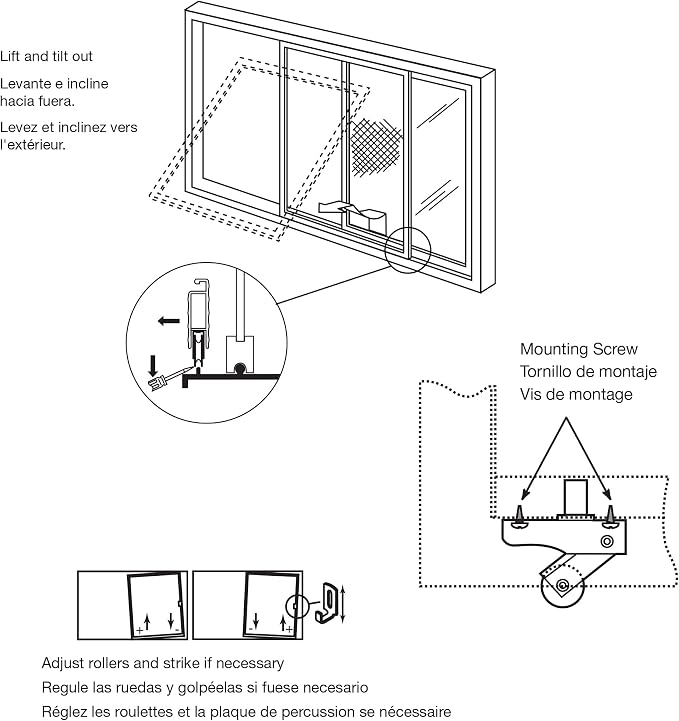 Prime-Line B 702 1 In. Steel Screen Door Roller - Image 3