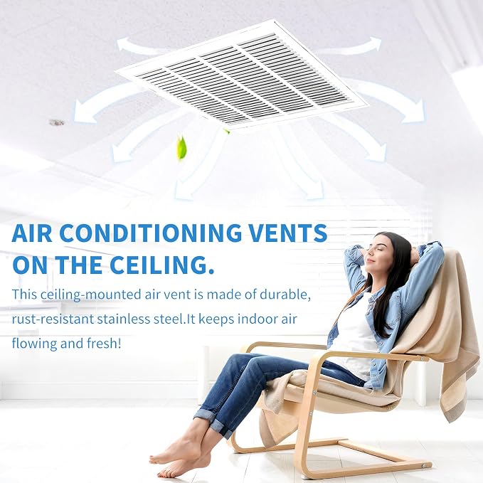 20x25 Return Air Grille, Return Air Vent Cover - Image 6
