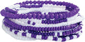 INK + ALLOY Game Day Bracelet Stacks, Beaded Bracelets for Football Gameday Outfits, Handmade Jewelry for College Students, Teachers, Football Moms, Set of 10