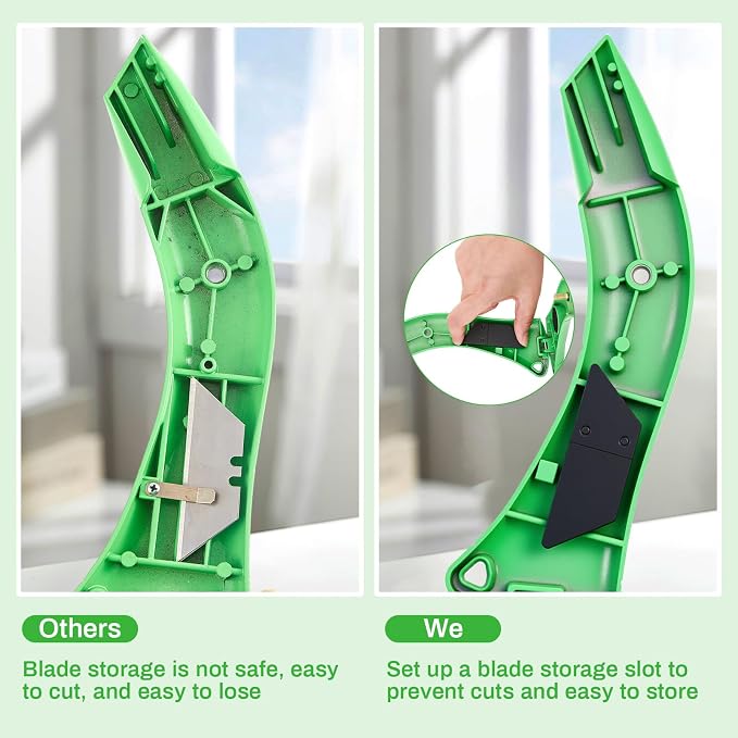 WILLBOND 2 Pack Heavy Duty Fixed Roofing Knife - Image 3