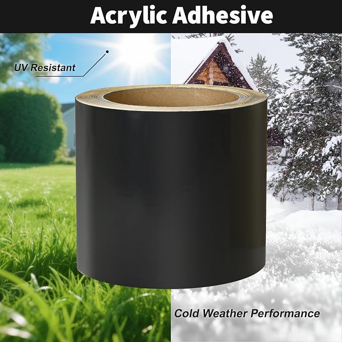 Flashing Tape for Windows and Doors, 3.75 in x 30 ft, 3 Rolls, Acrylic Adhesive - Image 4