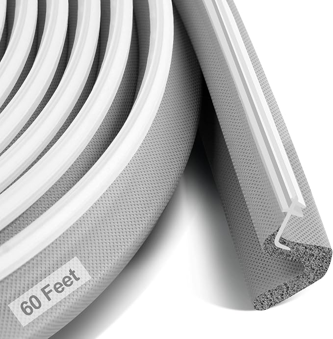 Litaibai 60 ft Kerf Weather Stripping Door Seal by Litaibai