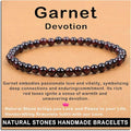 AD Beads Handmade Gemstone Stretch Elastic Bracelet Crystal Healing Reiki Nature's Beauty and Spiritual Essence Unisex