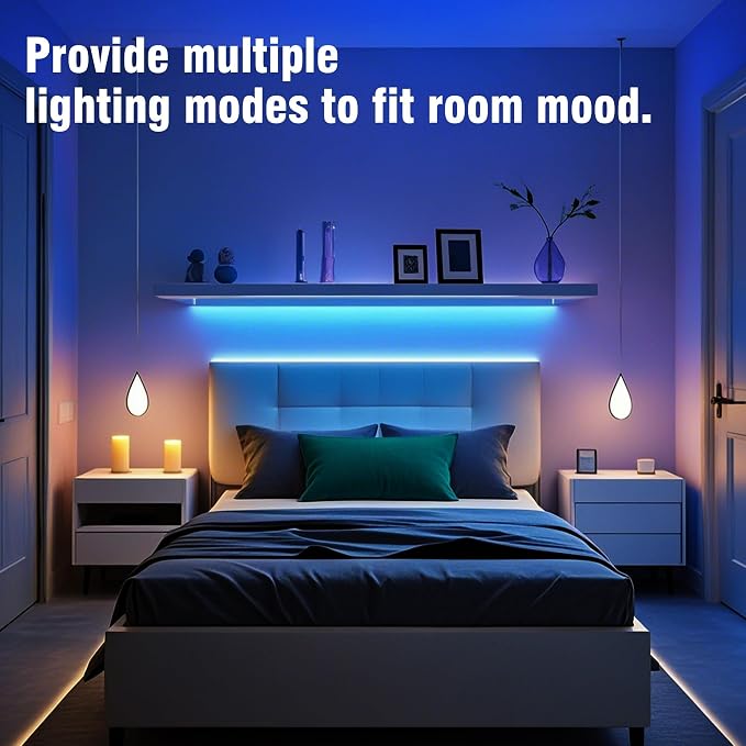 VOLIVO 300FT LED Strip Lights for Bedroom RGB Color Changing | Ultra Long LED - Image 7