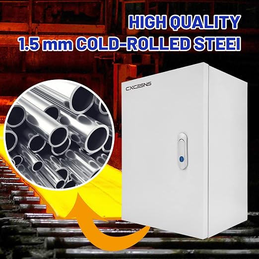 Electrical Junction Box 24x20x8, NEMA 4X IP66 Steel Enclosure Box | 1.5mm steel - Image 7