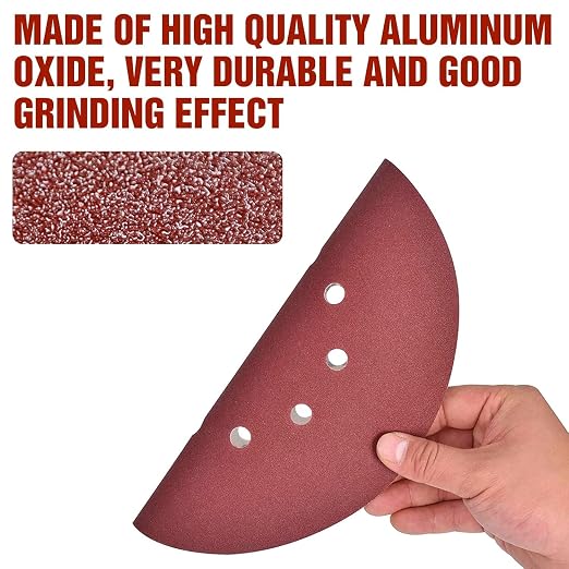 9 Inch 10 Holes Sanding Disc 100 Grit Drywall Sandpaper 30PCS - Image 6