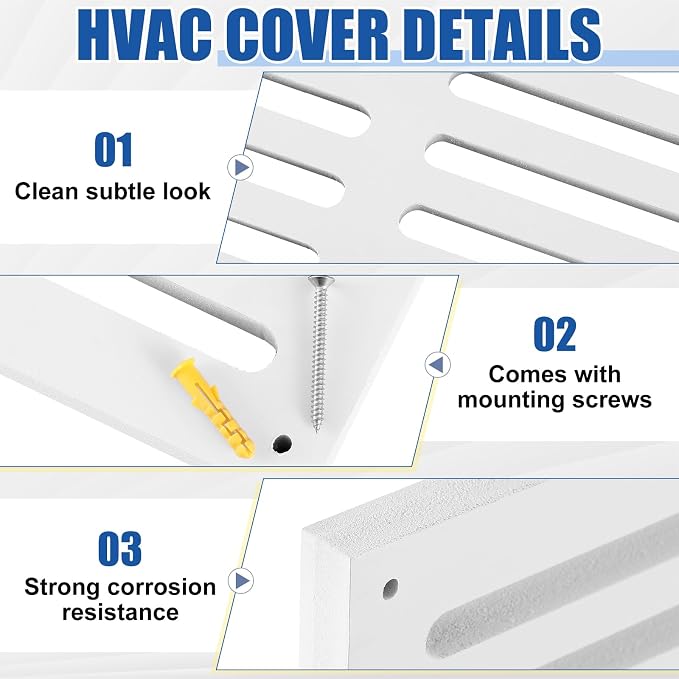 Leinuosen 1 Pcs 26 x 14 Inch Return Air Vent Cover Fit - Image 3
