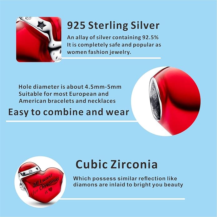 Fashion Charms Compatible for Bracelets,S925 Sterling Silver Charms,For Women Jewelry Present
