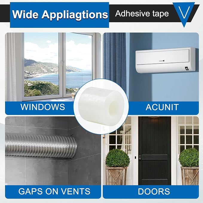 Window Insulation Tape for Winter Heavy Duty Weather Stripping Sealing Film - Image 4