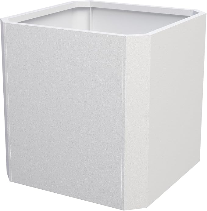 Metal Planter Box 24”L x 24"W x 24"H Large Square Steel Planter Box | Outdoor by GJWCVLOUTDOORLIFESELLER