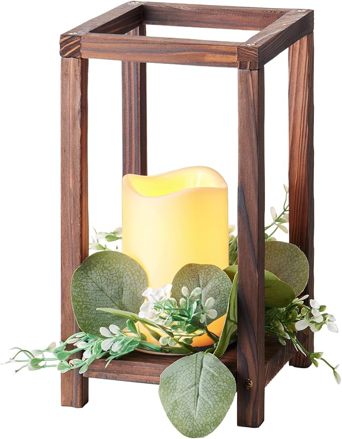 VEVOR 12 Set/36 Pcs Wooden Wedding Lantern Centerpiece, Includes 12 Wooden - Image 9