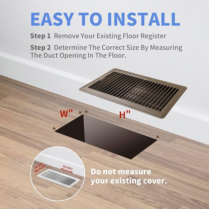 Howeall 6x12 Inch Floor Register - Image 6