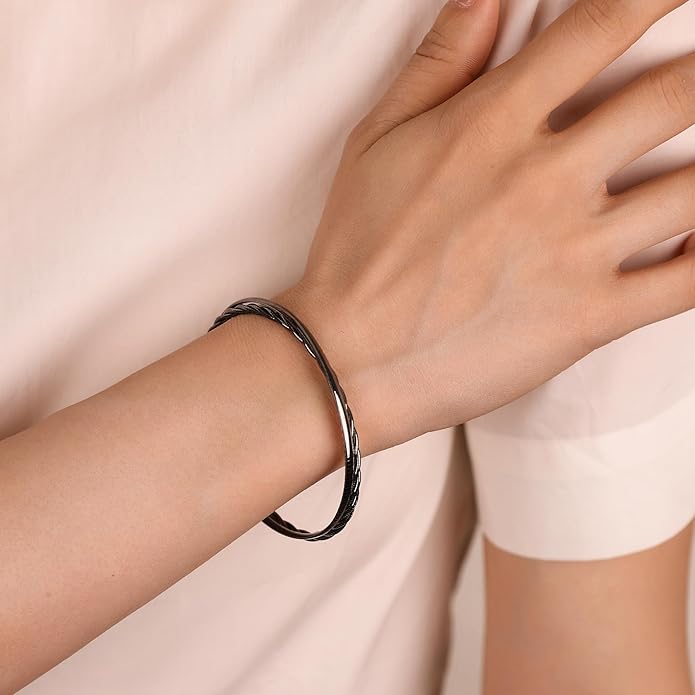 Cuffs Bracelet for Women Minimalist Gold Coil Craft Cuff Bracelet Italian Coil Craft Handmade Jewelry Christama Birtherday Gift