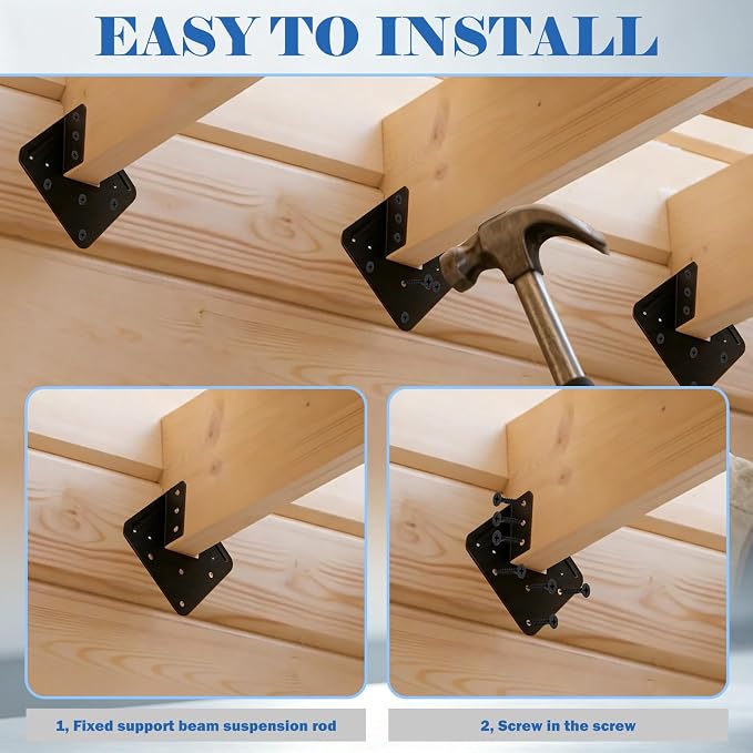 Hurricane Tie for Rafters, Seismic Rafter Connector Bracket, Anti-Wind Roof - Image 8