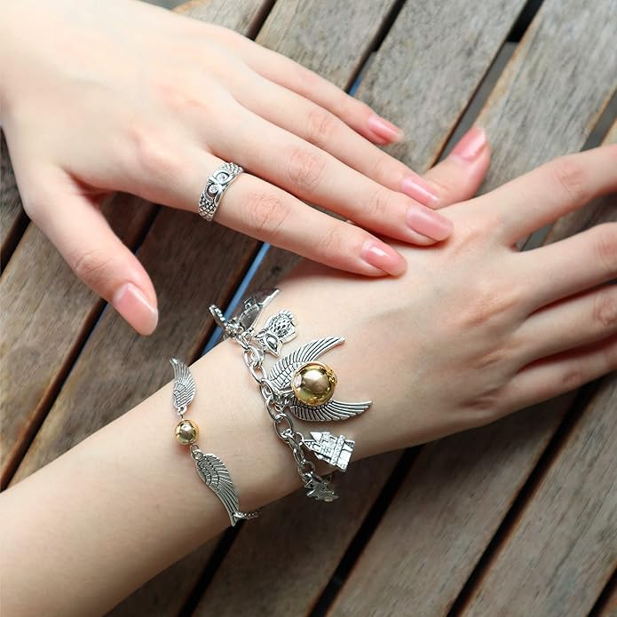 Fancy Space Enchanted Wizard Charm Bracelet for Her – Adjustable Handmade Magic Jewelry – Valentine’s Day & Birthday Gift for Girls, Teens & Women