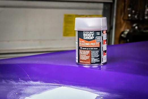105035 Pro-Grade Glazing Putty for Filling Minor Dings, Scratches and Low Spots - Image 7