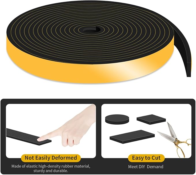 High Density CR Door Seal, for Door and Window, 1/2 in x 1/8 in x 52 Ft | Air - Image 7