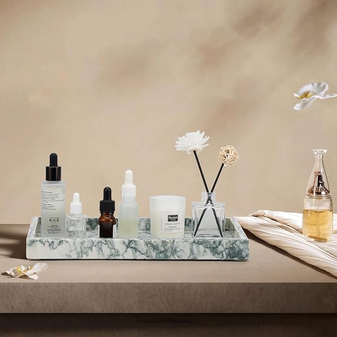 Marble Bathroom Tray, Pure Natural Vanity Tray | Marble Tray - Image 6