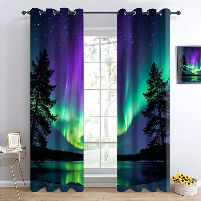 Aurora Forest Blackout Curtains - Image 3